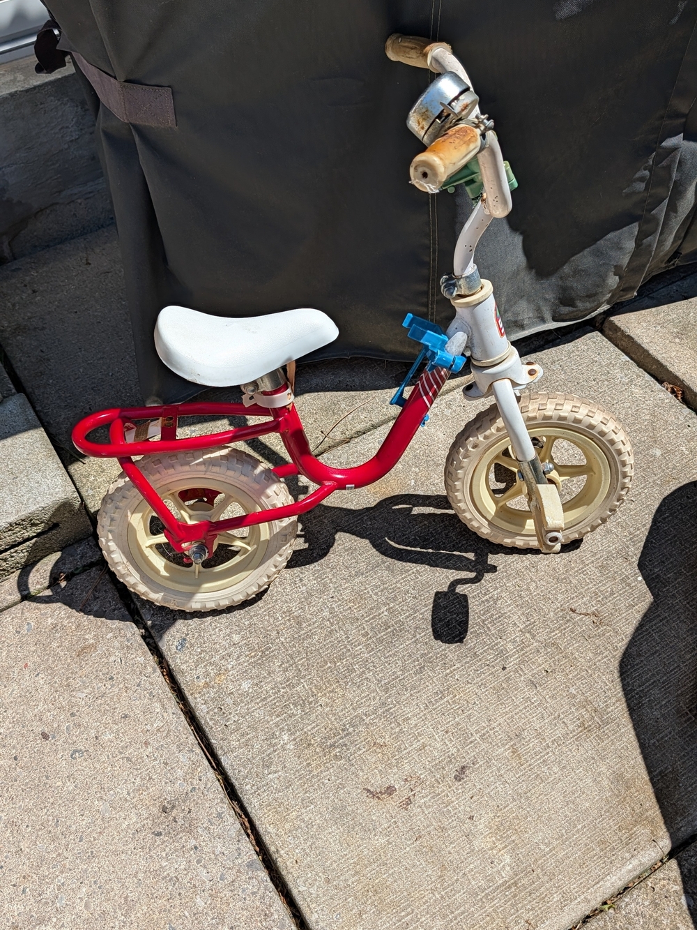 Kids Red Balance Bike with White Seat